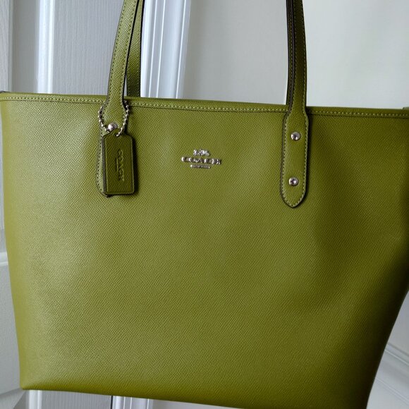 Coach Crossgrain City Zip Tote - Picture 13 of 13